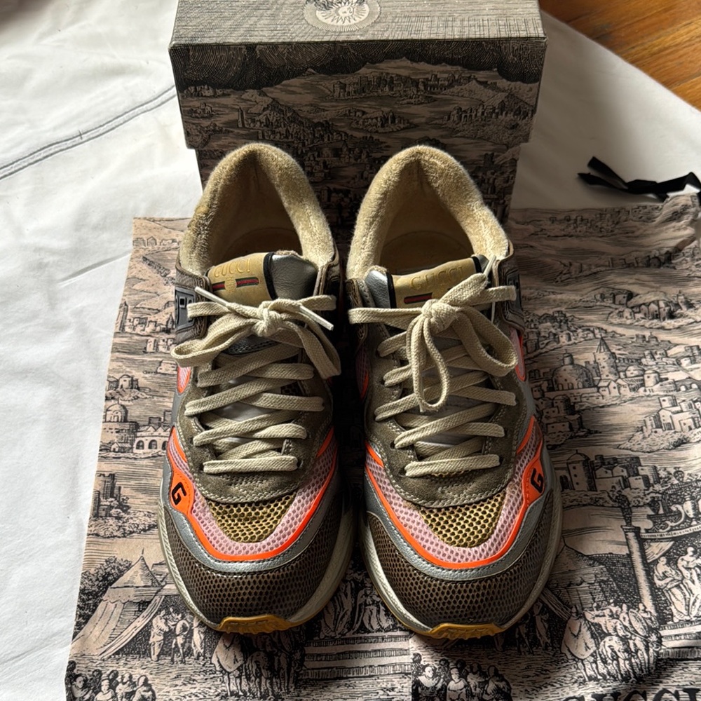 Gucci Multicolor Mesh Sneakers